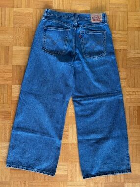 Levi's 94 Baggy Wide Leg Blue Jeans